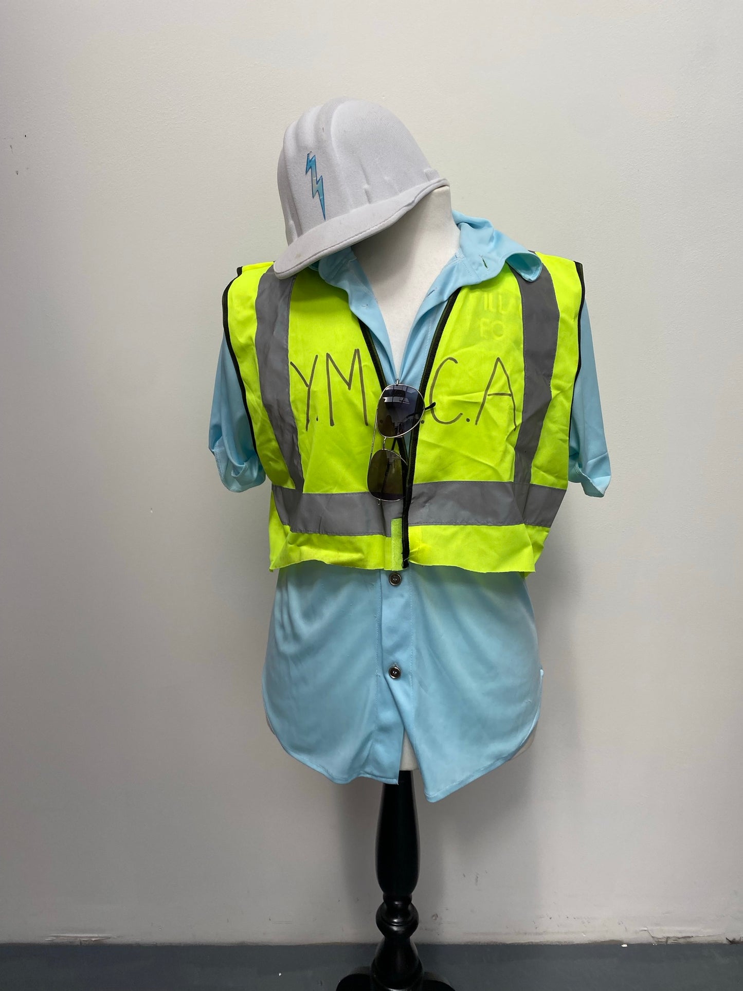 The Village People Workwear YMCA Large - Ex Hire Fancy Dress Costume