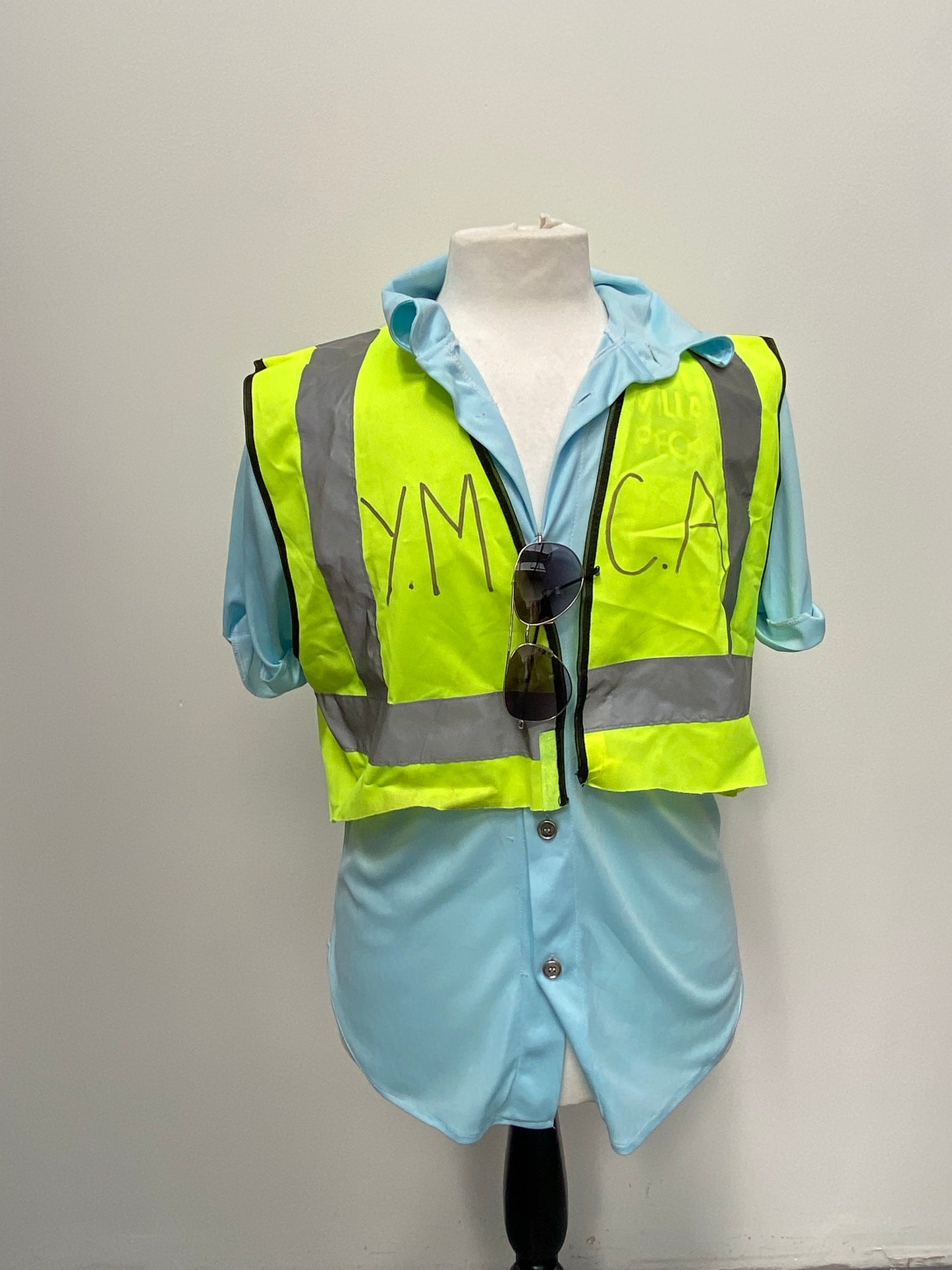 The Village People Workwear YMCA Large - Ex Hire Fancy Dress Costume