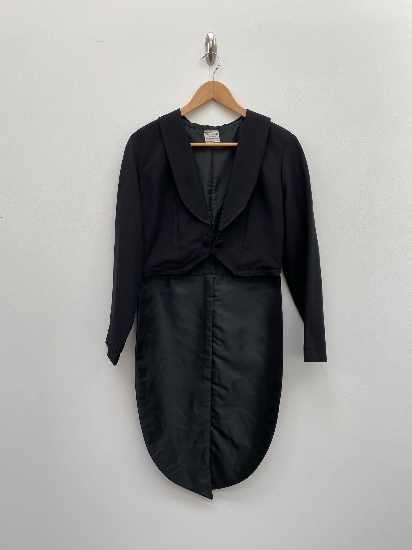 Ringmaster Black Tailcoat Medium - Ex Hire Fancy Dress Costume