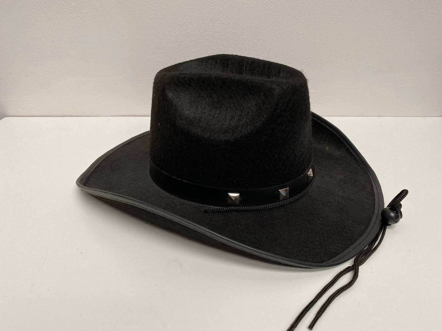 Cowboy Hat with Studs Black - New