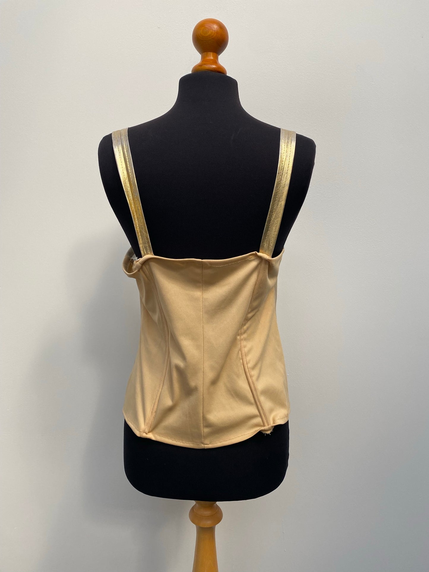 Adults Madonna Gold Cone Bra Top Size Large (UK 16) - Ex Hire Fancy Dress Costume