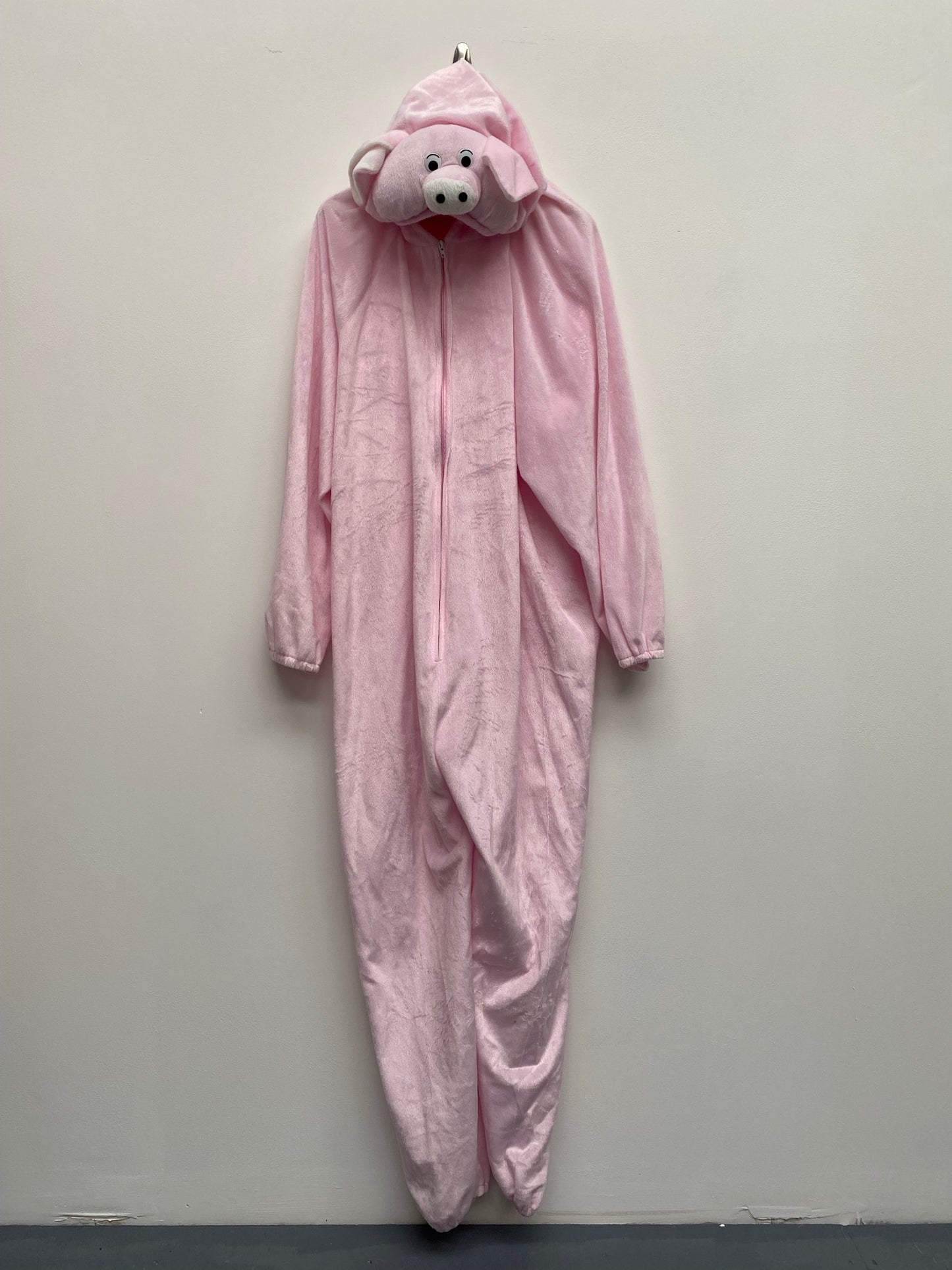 Adults Pink Pig Bodysuit 2XL - Ex Hire Fancy Dress Mascot Costume