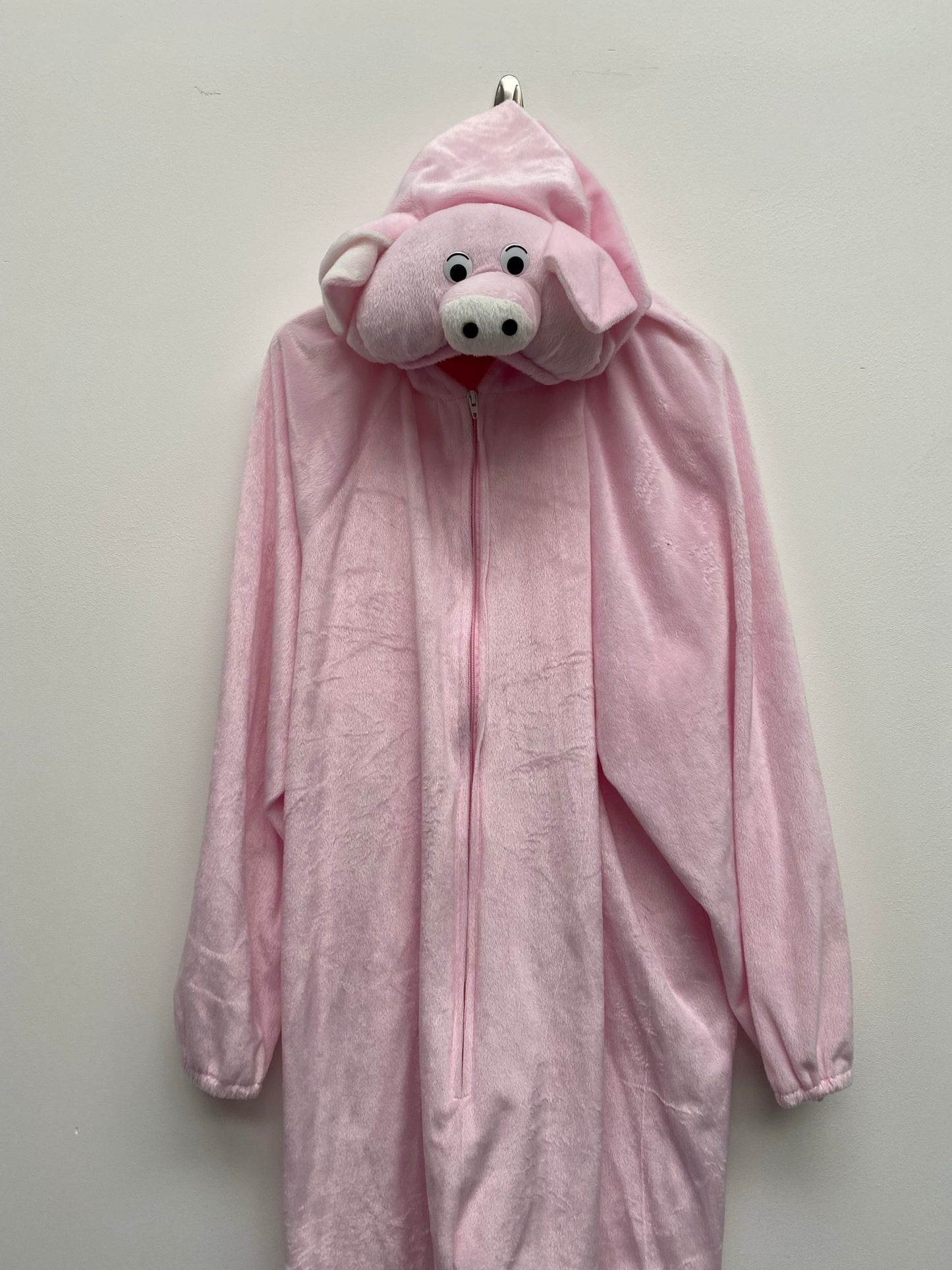 Adults Pink Pig Bodysuit 2XL - Ex Hire Fancy Dress Mascot Costume