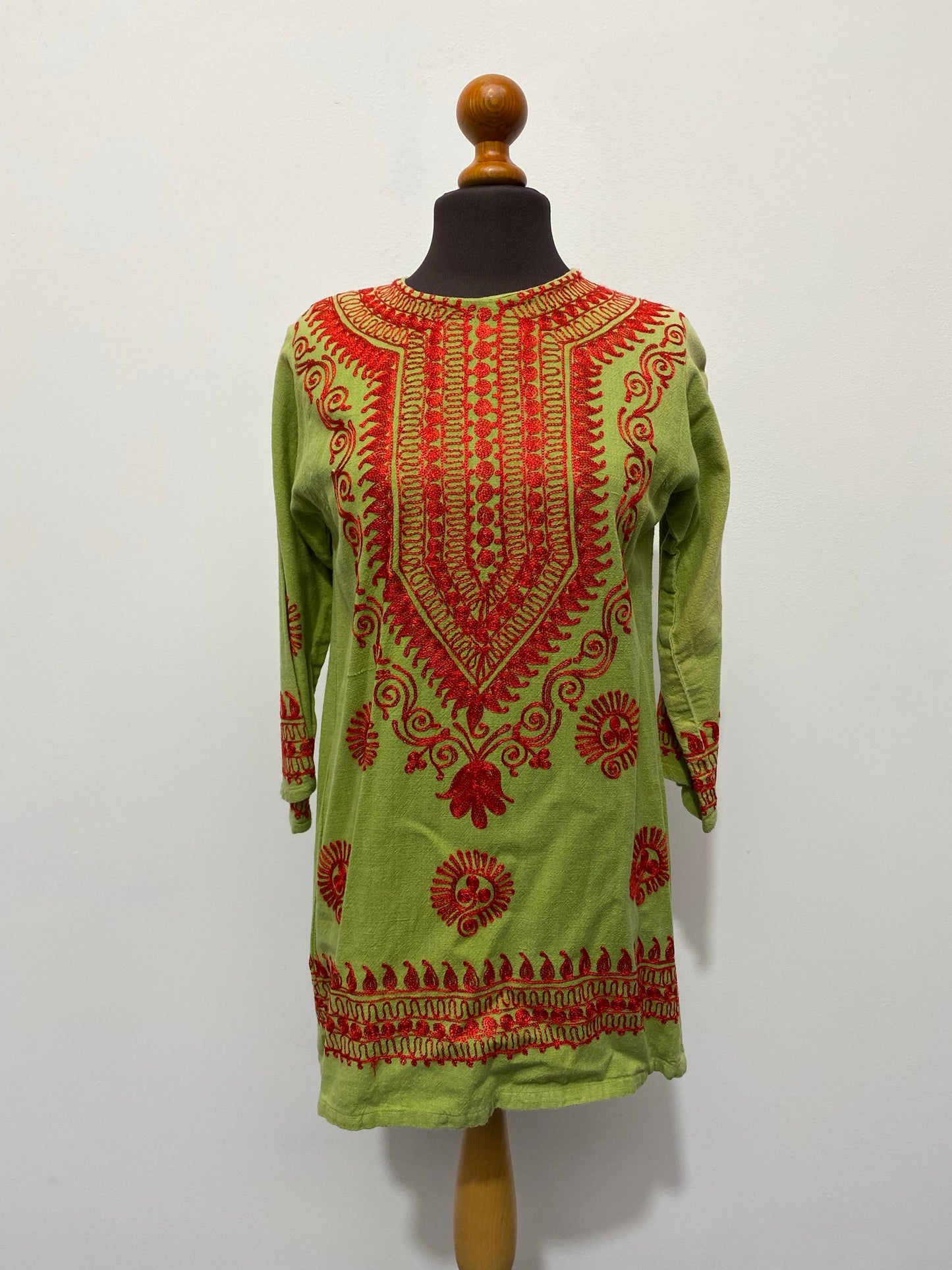 Green Indian Top/Tunic - Traditional World costumes & clothing