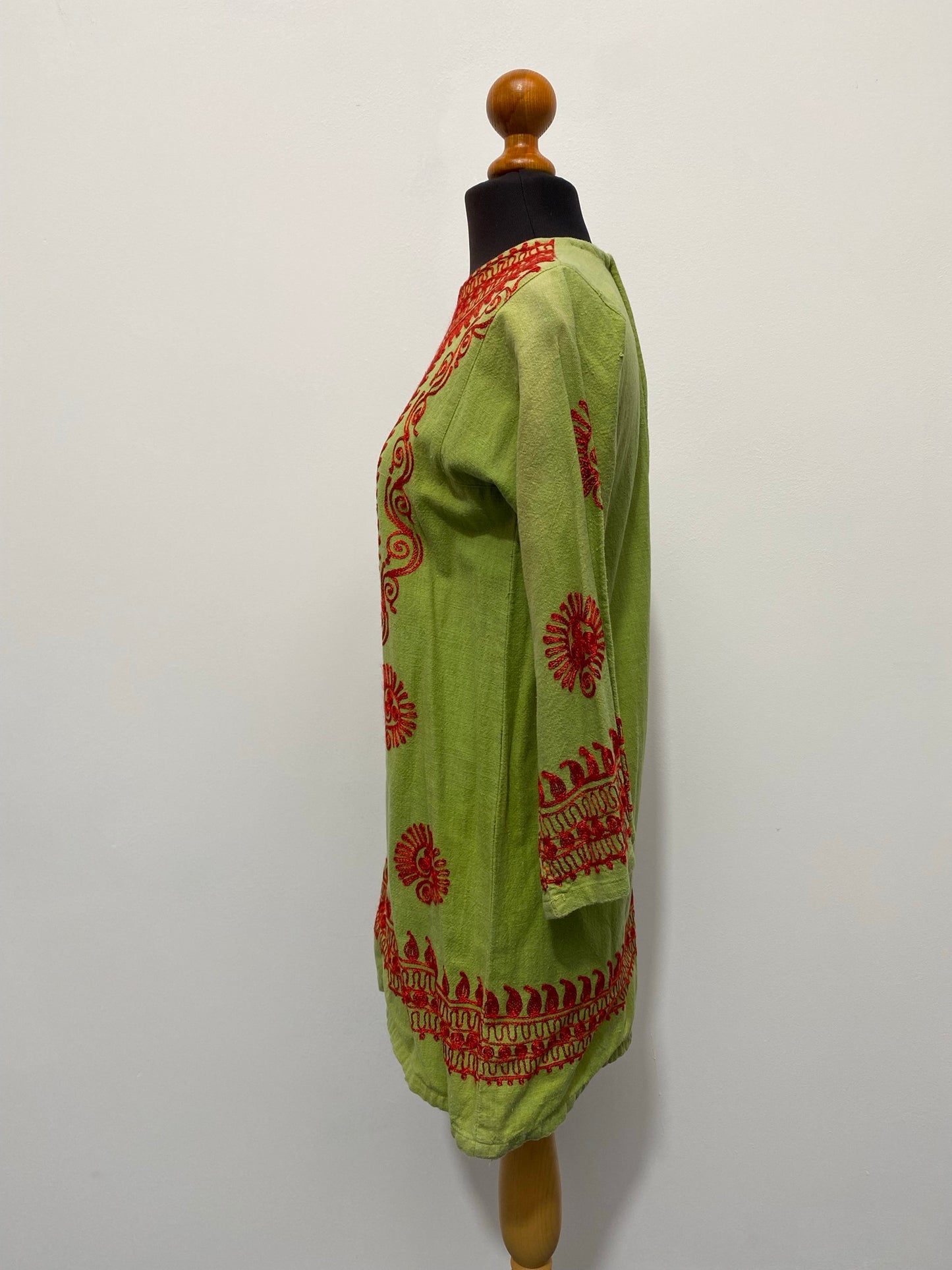 Green Indian Top/Tunic - Traditional World costumes & clothing