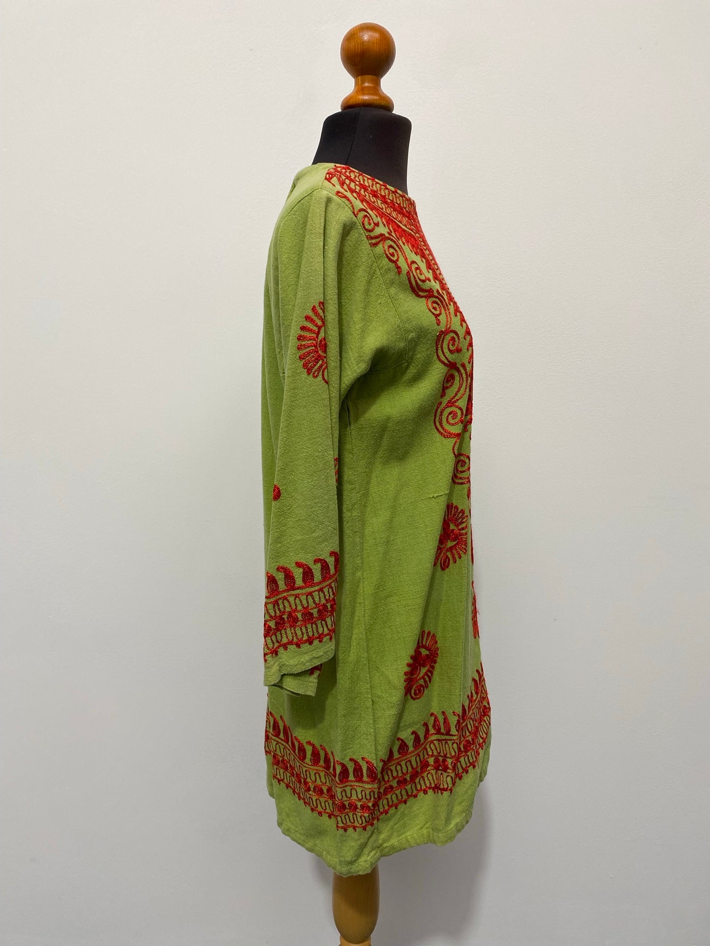 Green Indian Top/Tunic - Traditional World costumes & clothing