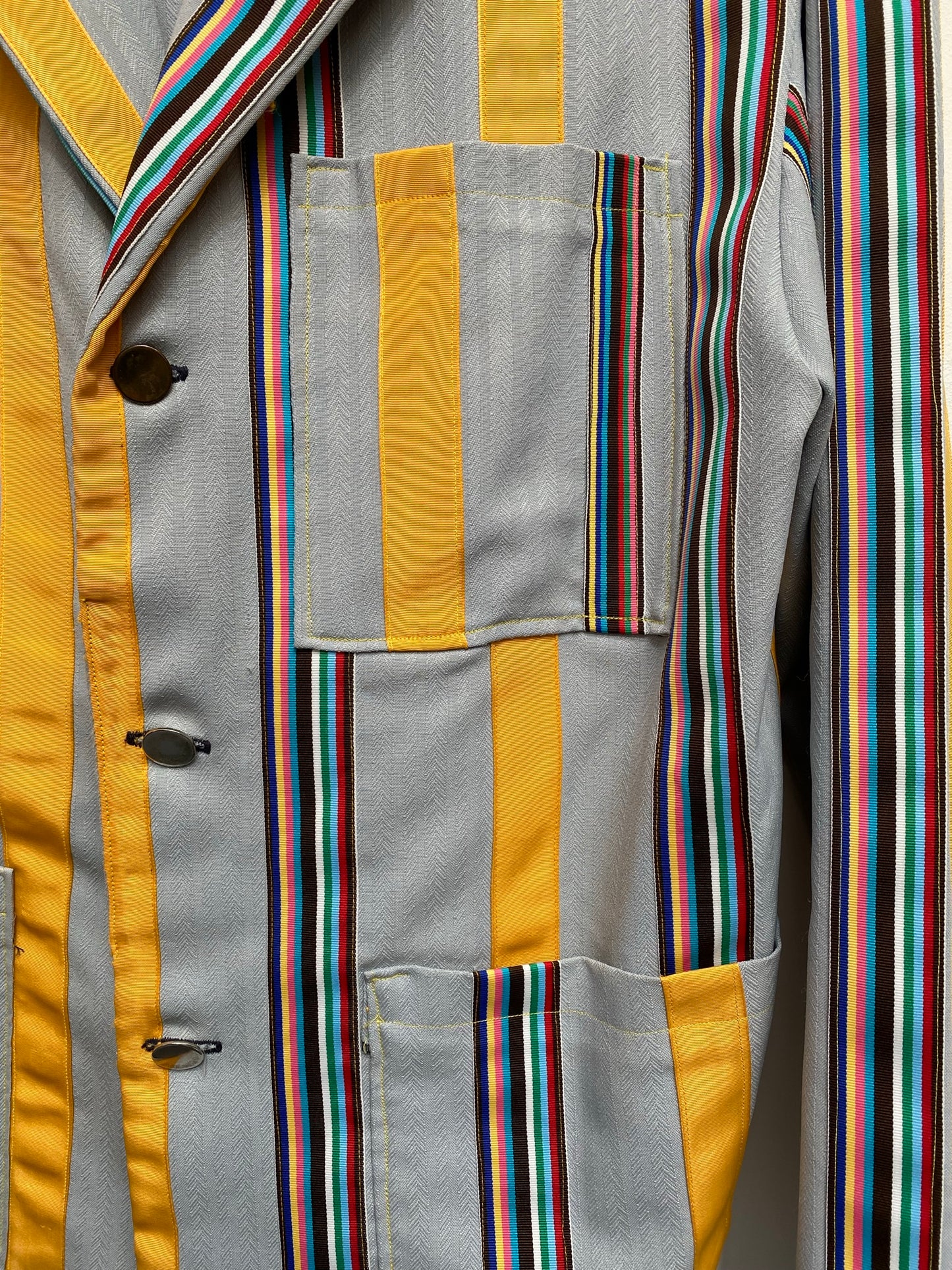 Vintage Men's striped Blazer Size XL