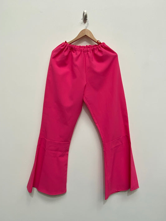 70s style Pink flared trousers Size 18 (EUR44)