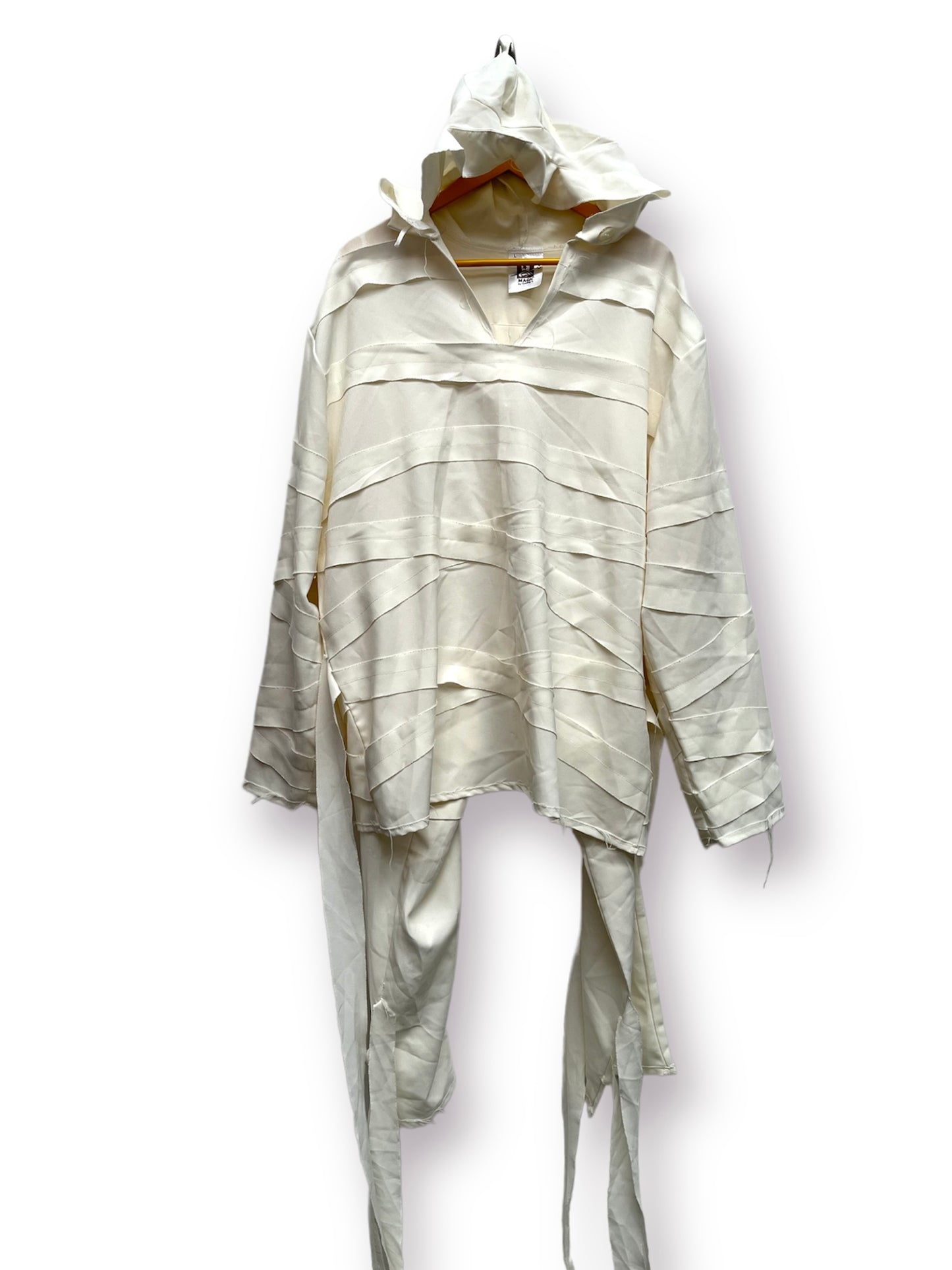 Halloween Mummy Costume Top & Trousers Size Large - Ex Hire Fancy Dress Costume