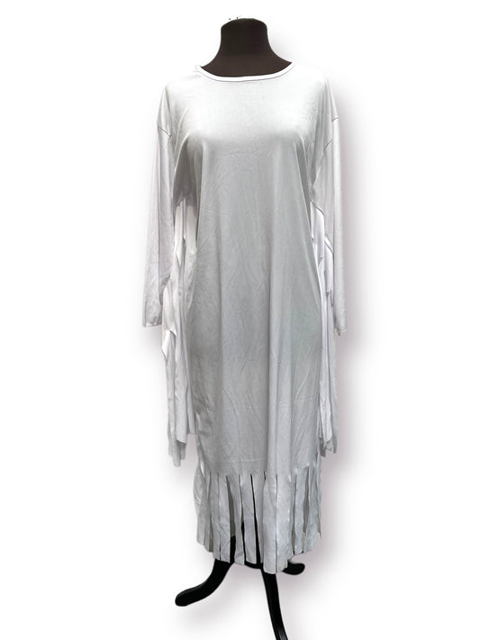 Halloween White Ghost Gown One Size - Ex Hire Fancy Dress Costume