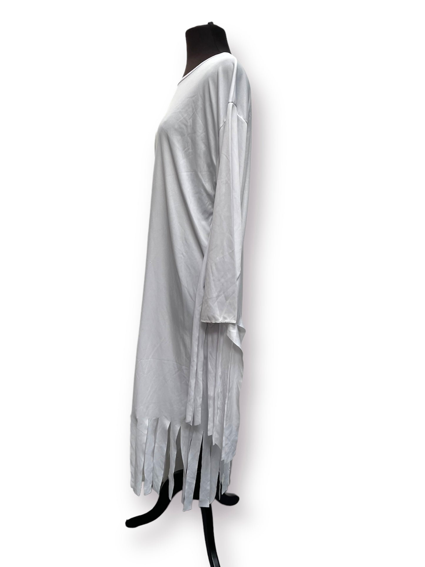 Halloween White Ghost Gown One Size - Ex Hire Fancy Dress Costume