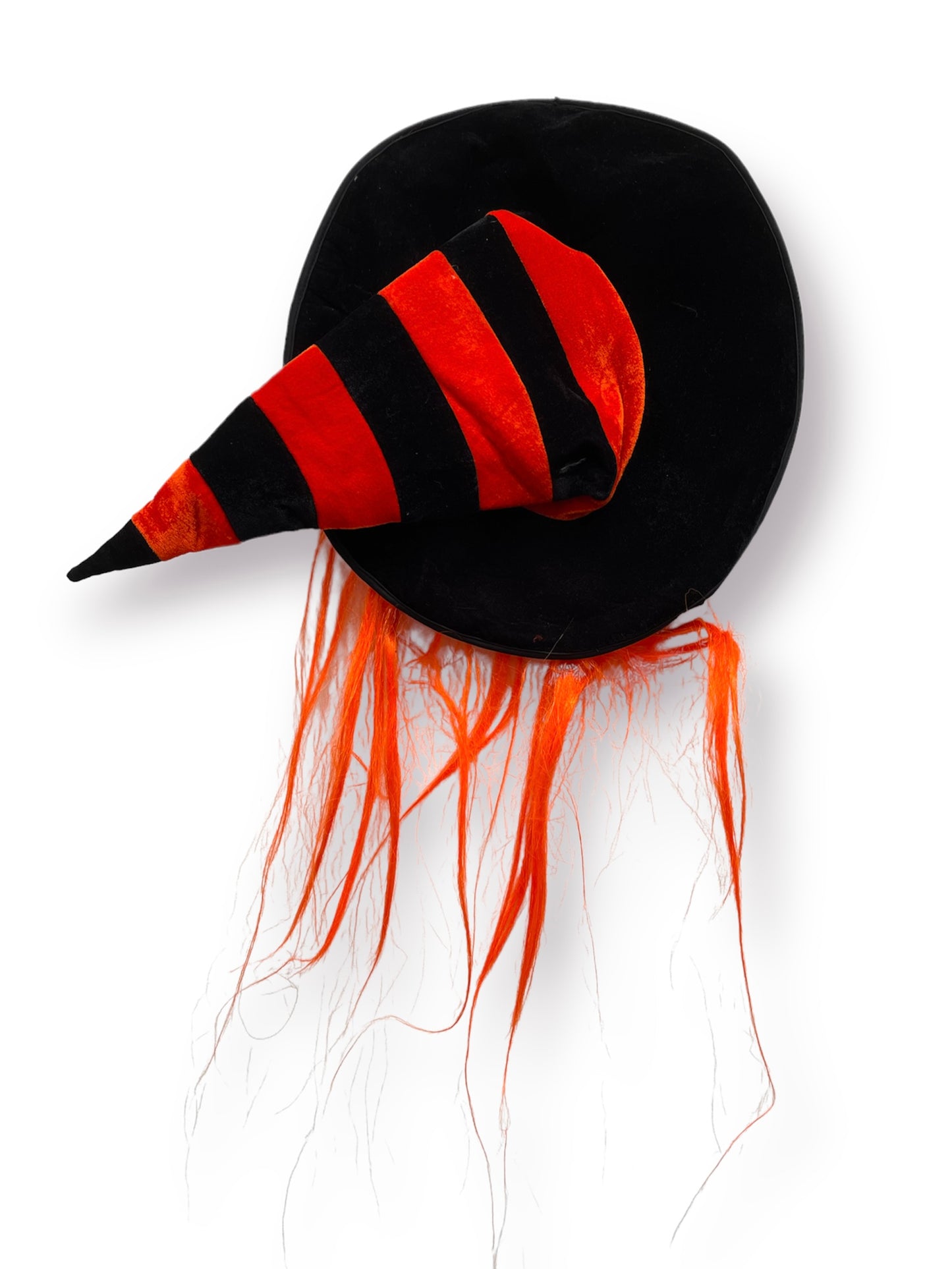 Black & Orange Halloween Witch Dress & Hat - Ex Hire Fancy Dress Costume