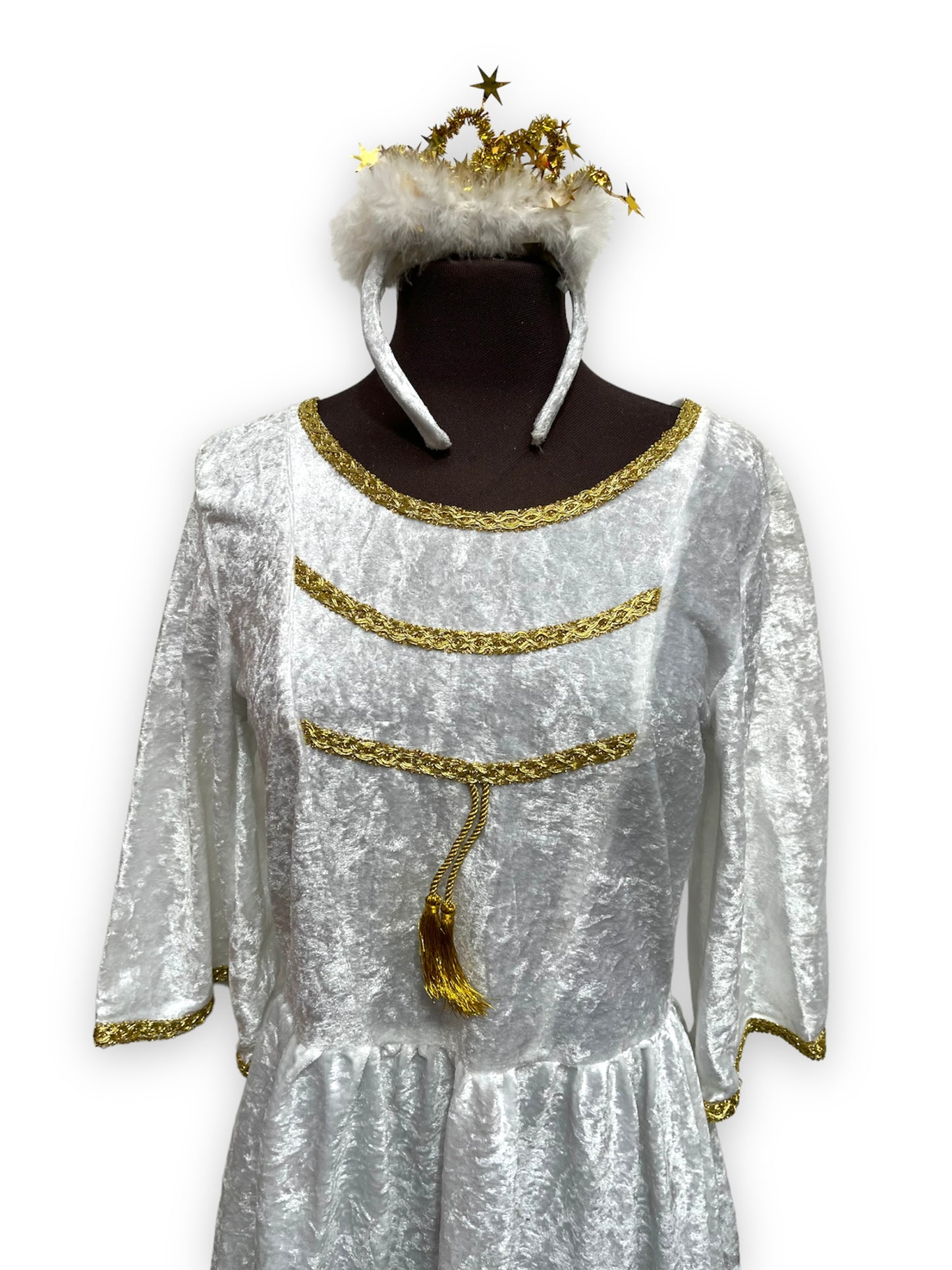 NEW Christmas Angel Dress Child Large or Adult XS - Fancy Dress Costume Nativity