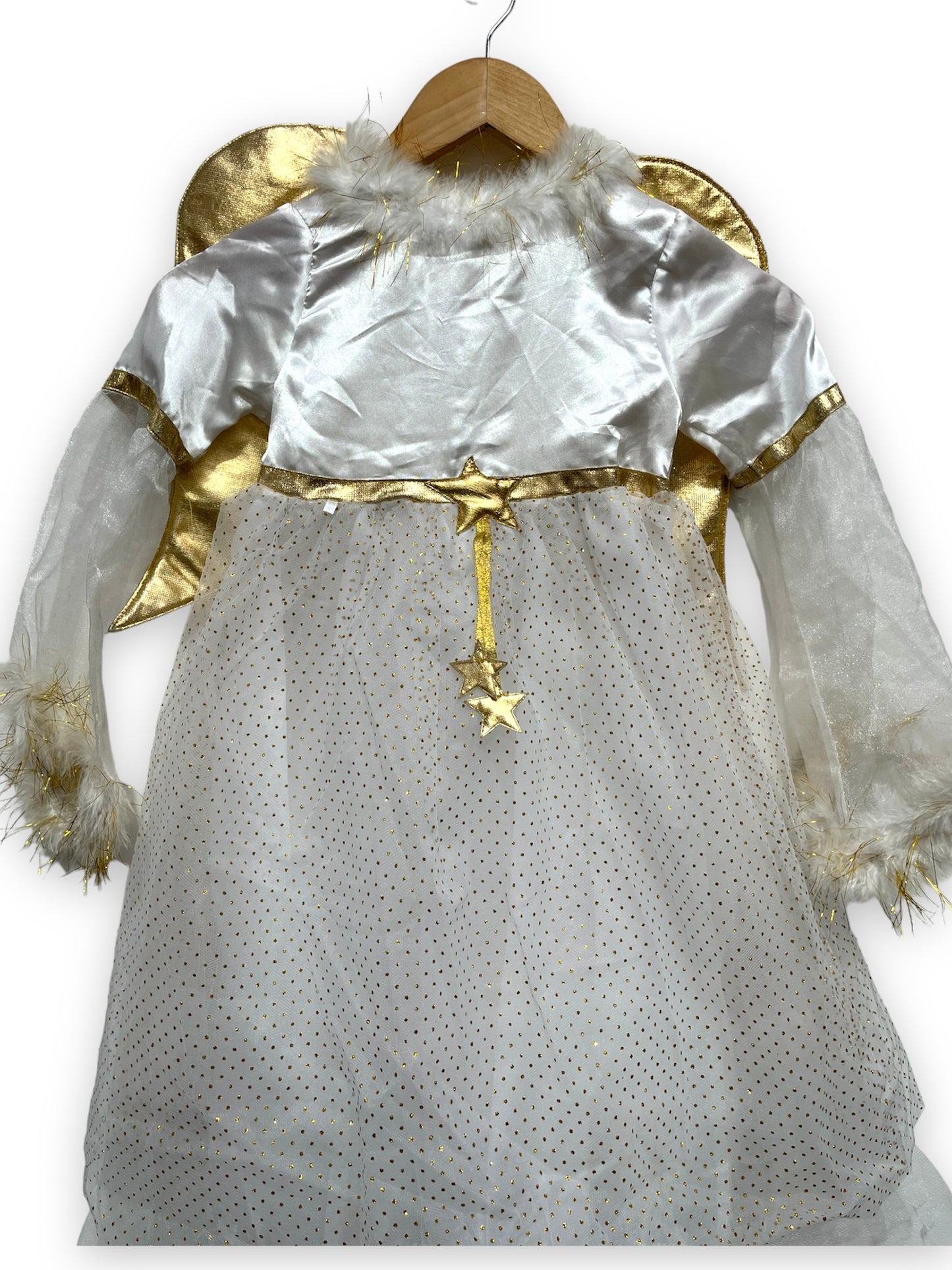 Girls Christmas Angel Dress Age 5-6 years - Ex Hire Fancy Dress Costume