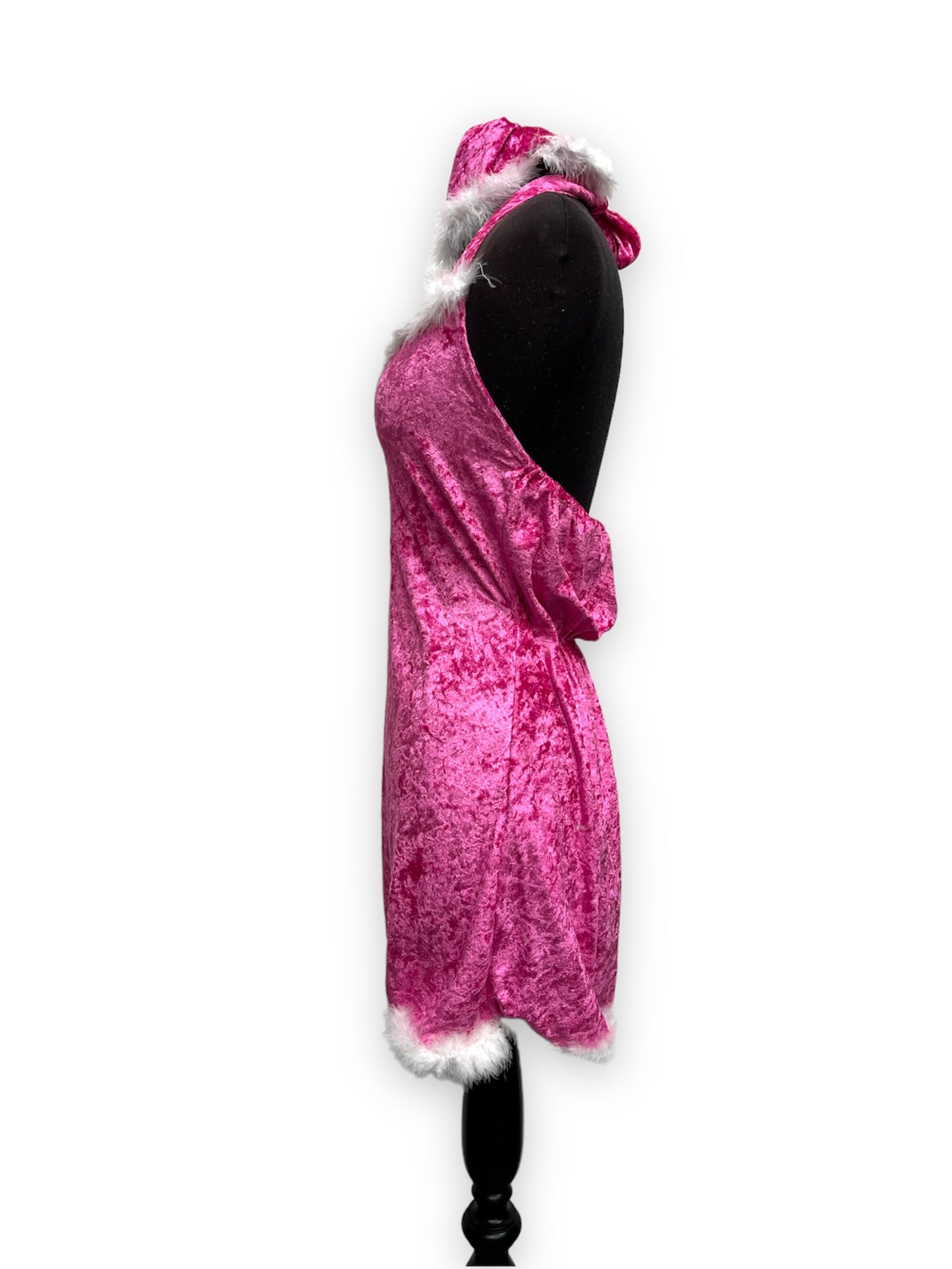 Pink Ms Christmas outfit Size Small - Ex Hire Fancy Dress Costume
