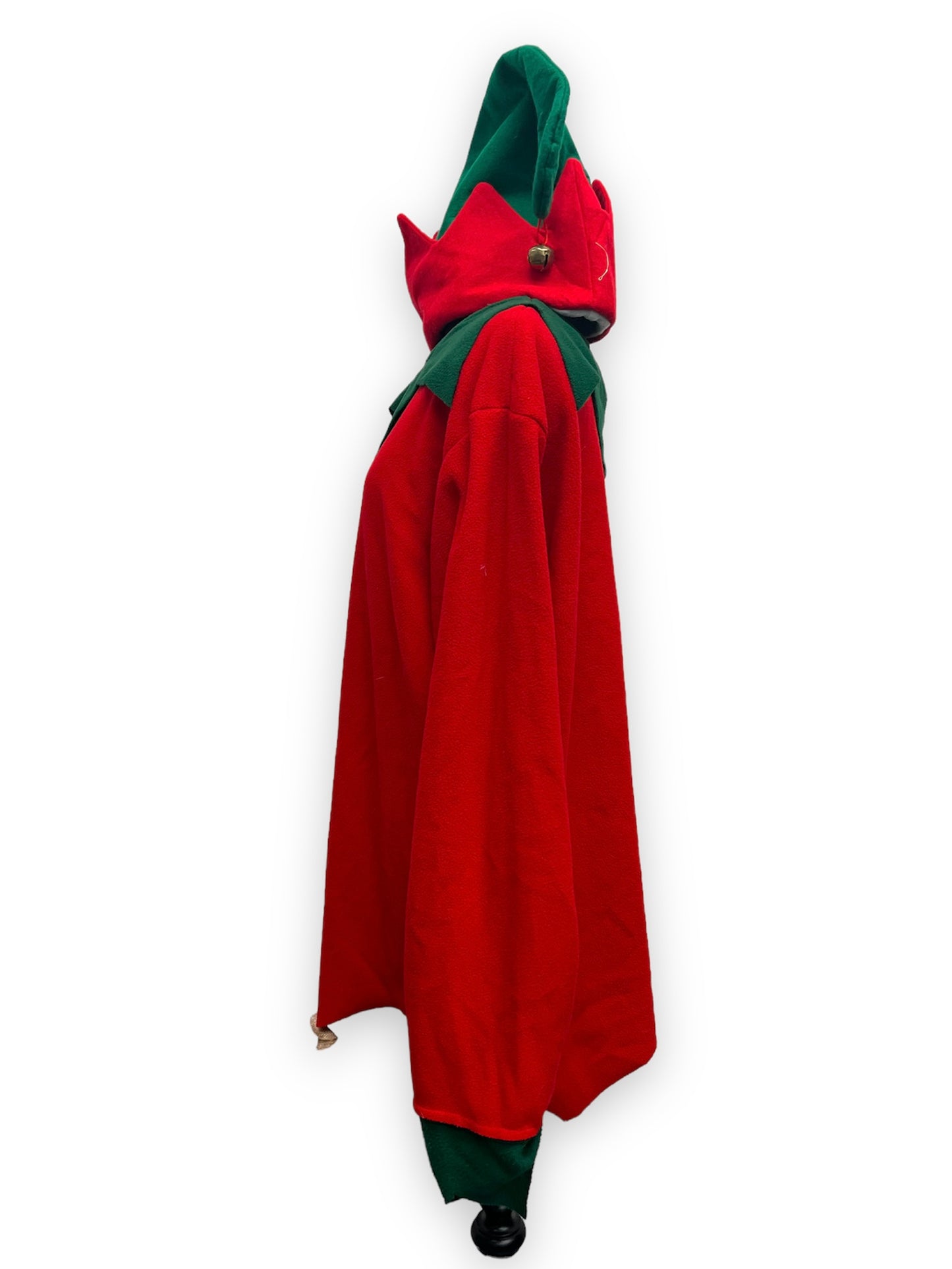 Christmas Elf Costume Green/Red 2XL - Ex Hire Fancy Dress Costume