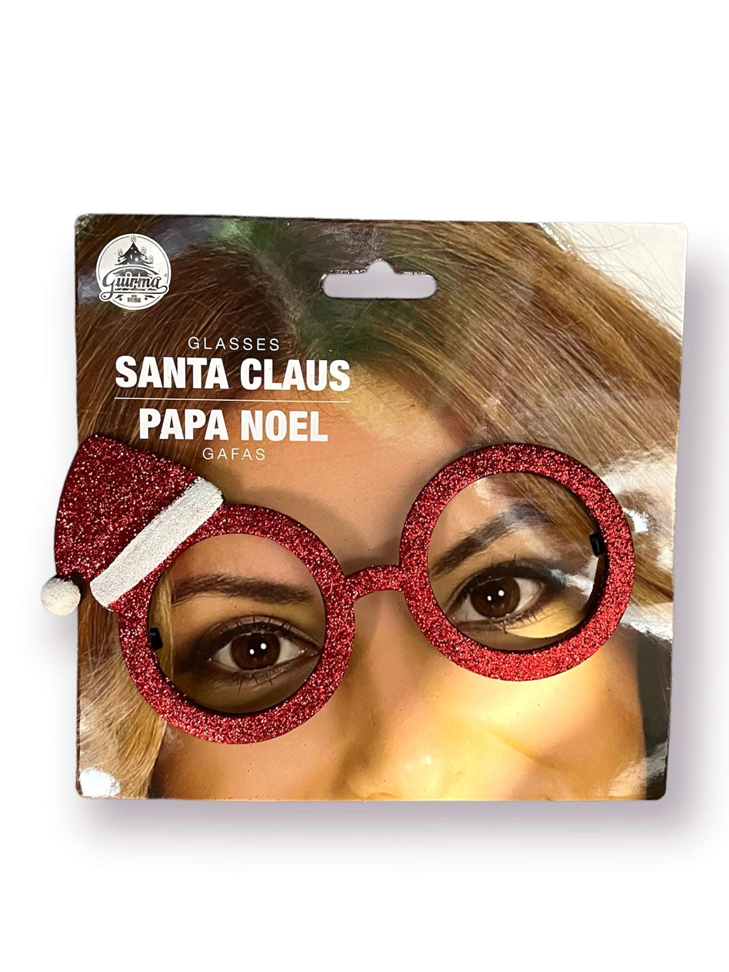 Glitter Novelty Santa Glasses