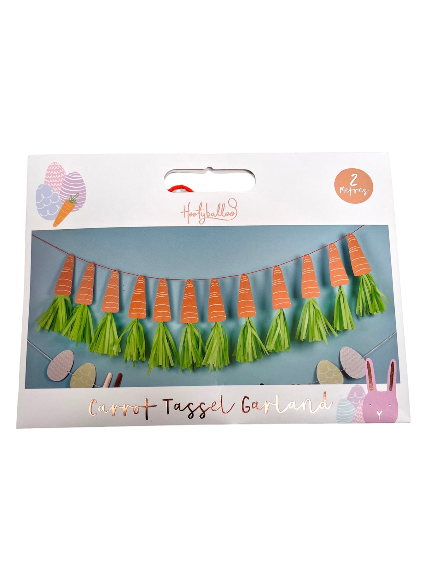 Easter tassel Carrots Garland