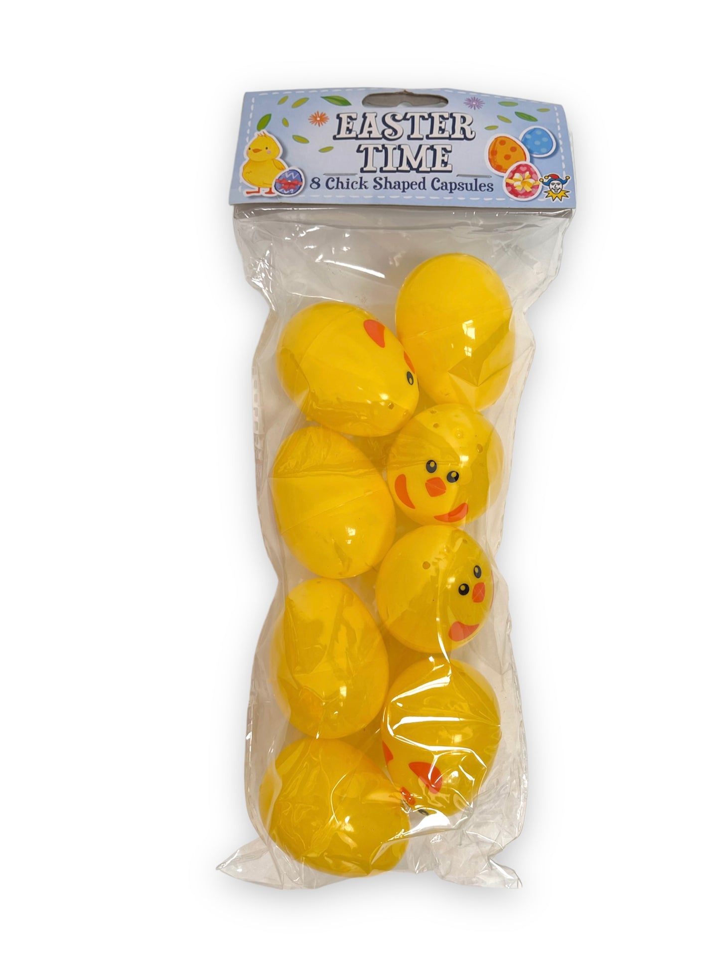 8pk yellow chick fillable eggs